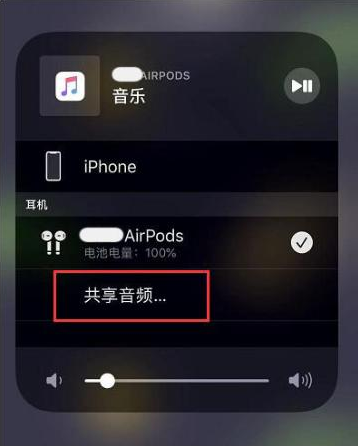 六盘水苹果14音频维修点分享iPhone14音频共享设置方法 