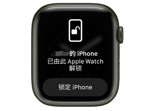 六盘水苹果手机维修分享用 AppleWatch 解锁配备面容 ID 的 iPhone方法 