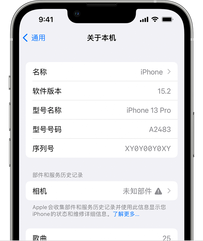 六盘水苹果维修分享iPhone 出现提示相机“未知部件”是什么原因？ 